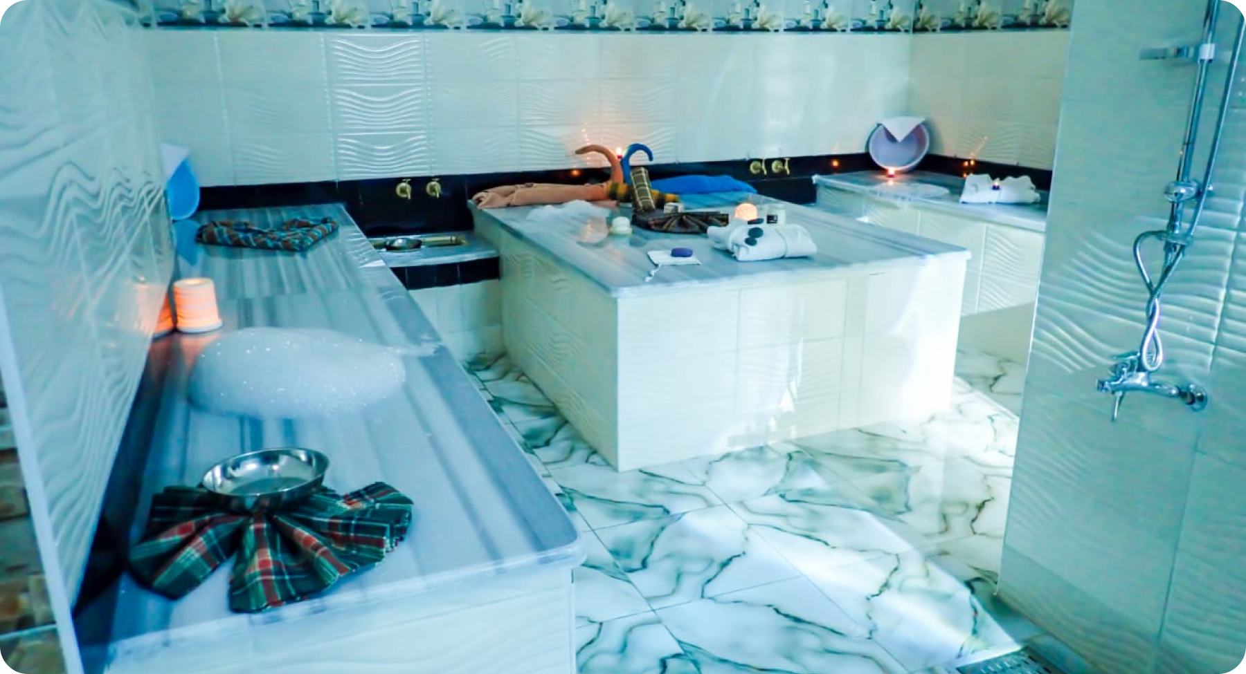 5Турецкая баня «Клеопатра» (хаммам и массаж)